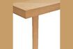 Miniature Table de repas en bois clair Herringbone 2