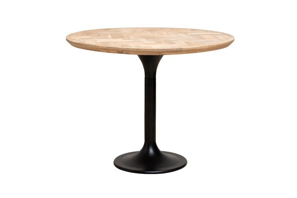 Le design épuré et la douce teinte beige de la table s\'intégreront harmonieusement dans toute