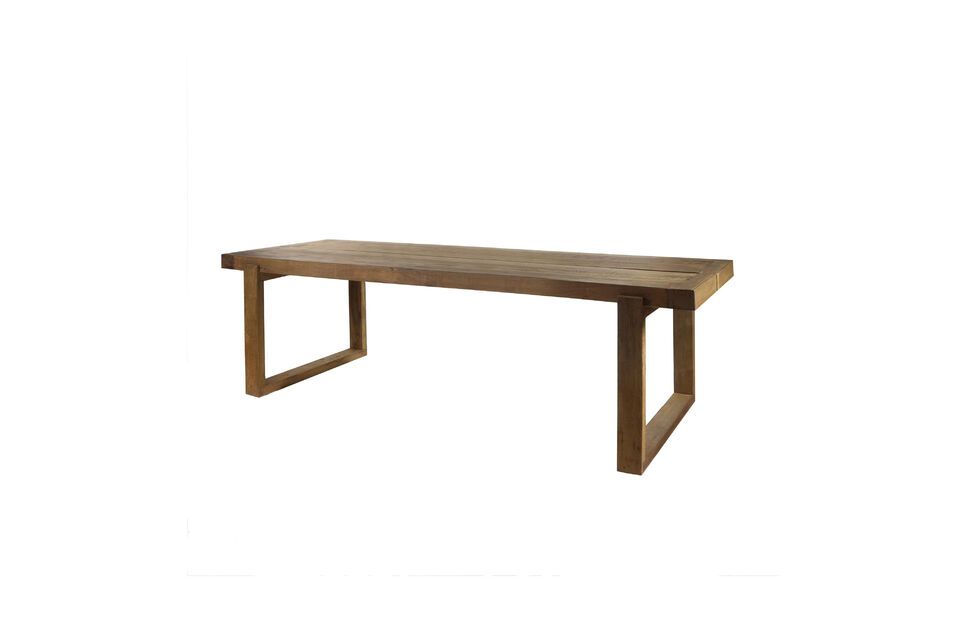 Table de repas en bois marron Andalucia Pomax