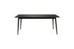 Miniature Table de repas en bois noir Fabio 160cm 1