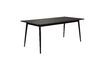 Miniature Table de repas en bois noir Fabio 160cm 4