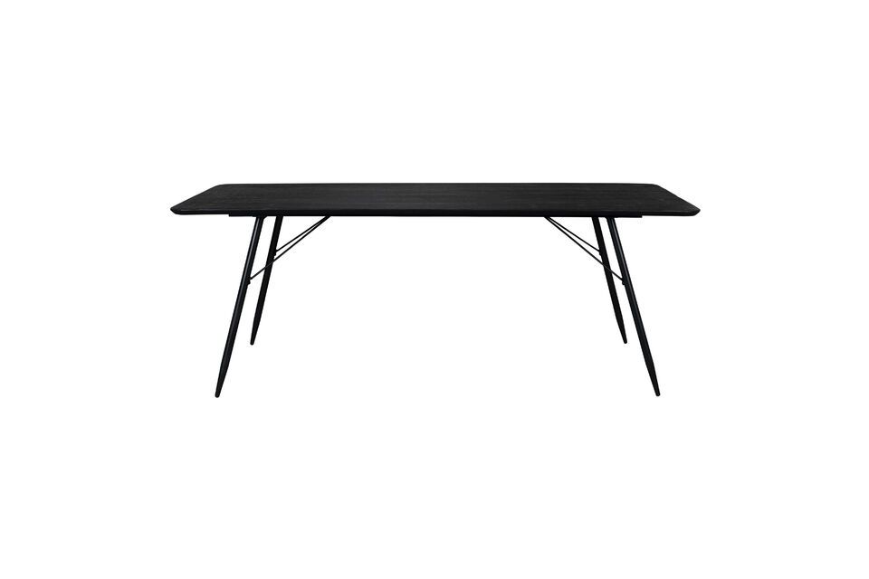 Table de repas en bois noir Roger 180cm DutchBone