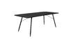 Miniature Table de repas en bois noir Roger 180cm 8