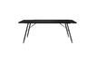 Miniature Table de repas en bois noir Roger 200 cm 8