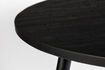 Miniature Table de repas en teck noir Mo 11