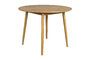 Miniature Table de repas ronde en bois beige Fabio 100' Détouré