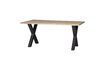 Miniature Table en chêne massif beige Tablo 2