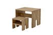 Miniature Table en chêne pour enfant marron Bas 2