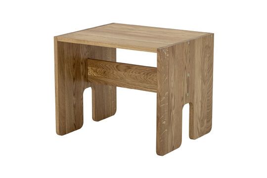 Table en chêne pour enfant marron Bas Détouré