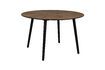 Miniature Table ronde de repas en bois brun Clover 1