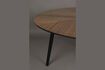 Miniature Table ronde de repas en bois brun Clover 3