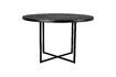 Miniature Table ronde de repas en bois noir Class 120' 1