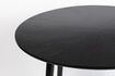 Miniature Table ronde de repas en bois noir Fabio 100' 9