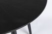 Miniature Table ronde de repas en bois noir Fabio 120' 6