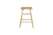 Miniature Tabouret de bar en bois beige Vander 5