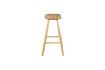 Miniature Tabouret de bar en bois beige Vander 6