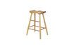 Miniature Tabouret de bar en bois beige Vander 7