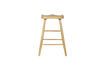 Miniature Tabouret de bar en bois beige Vander 4