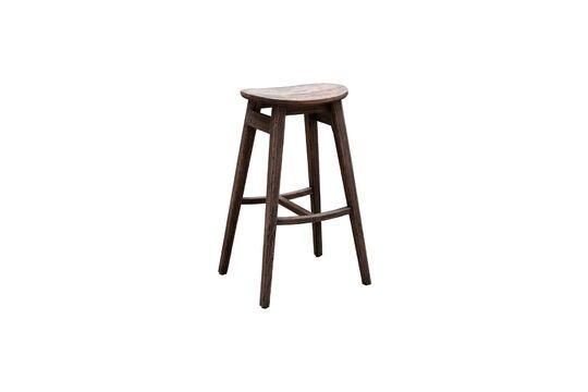 Tabouret de bar en bois foncé Hackney