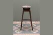 Miniature Tabouret de bar en bois foncé Hackney 4