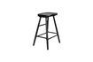 Miniature Tabouret de bar en bois noir Vander 1