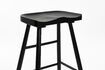 Miniature Tabouret de bar en bois noir Vander 7