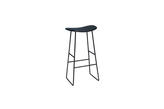 Tabouret de bar en teck noir Market Détouré