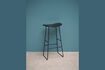 Miniature Tabouret de bar en teck noir Market 2