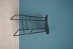 Miniature Tabouret de bar en teck noir Market 3