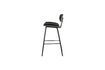 Miniature Tabouret de bar en velours noir Senn 3