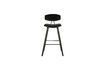 Miniature Tabouret de bar en velours noir Senn 5