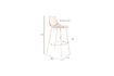 Miniature Tabouret de bar noir Franky 14