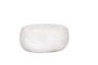 Miniature Tabouret d'extérieur en argile blanc Pebble Détouré