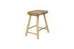 Miniature Tabouret en bois brun Vander 1