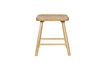 Miniature Tabouret en bois brun Vander 3