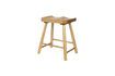 Miniature Tabouret en bois brun Vander 5