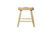 Miniature Tabouret en bois brun Vander 6