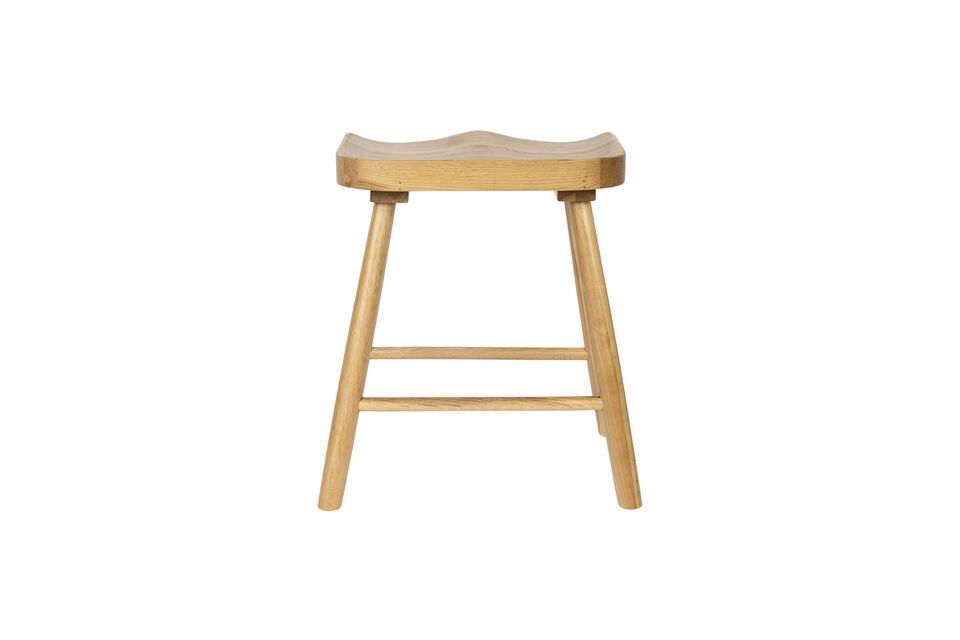 Le tabouret Vander est non seulement esthétique avec son fini bois brun mais également pratique