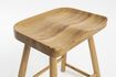 Miniature Tabouret en bois brun Vander 7