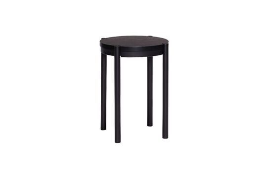 Tabouret en bois de frêne noir Oto