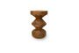 Miniature Tabouret en bois Dimb cognac Zig zag Détouré