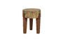 Miniature Tabouret en bois foncé Empoli Détouré