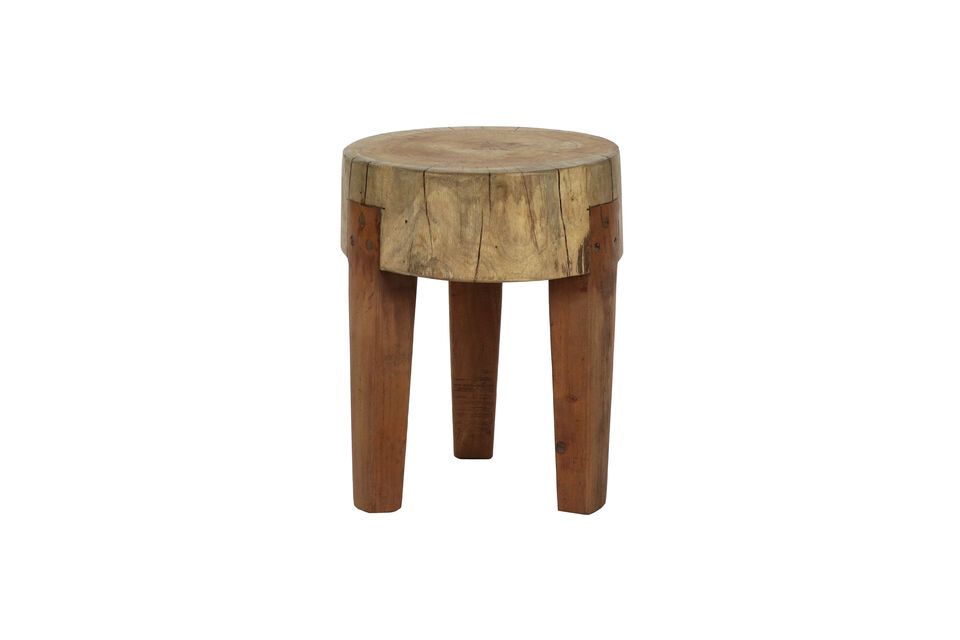 Tabouret en bois foncé Empoli Pomax