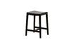 Miniature Tabouret en bois noir Hiro 4