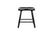 Miniature Tabouret en bois noir Vander 4