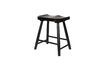 Miniature Tabouret en bois noir Vander 6