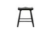 Miniature Tabouret en bois noir Vander 7