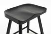 Miniature Tabouret en bois noir Vander 8