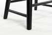 Miniature Tabouret en bois noir Vander 9