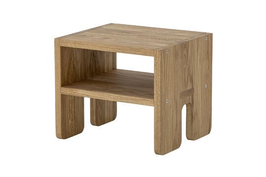 Tabouret en chêne marron Bas Détouré